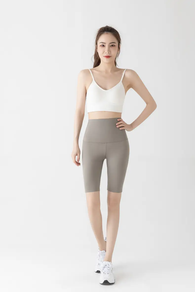 5005 Summer High Waist Tummy Control Shorts Women Large — feature 22