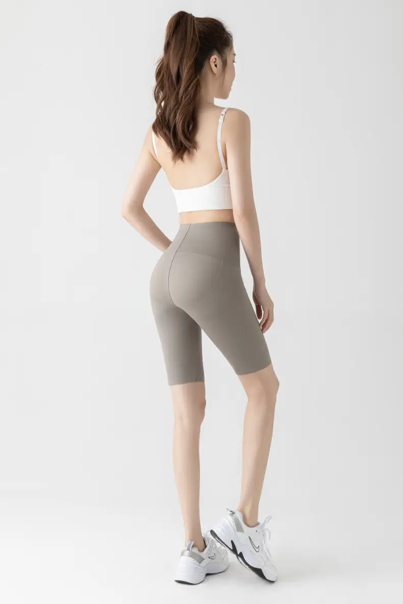 5005 Summer High Waist Tummy Control Shorts Women Large — feature 23