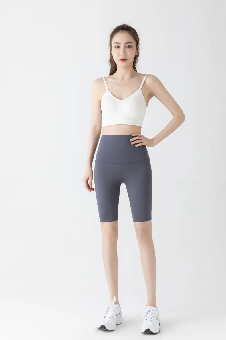 5005 Summer High Waist Tummy Control Shorts Women Large — feature 25