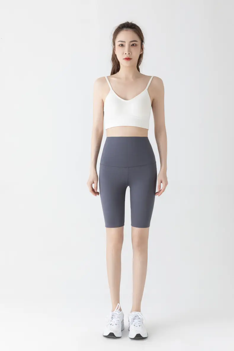 5005 Summer High Waist Tummy Control Shorts Women Large — feature 26