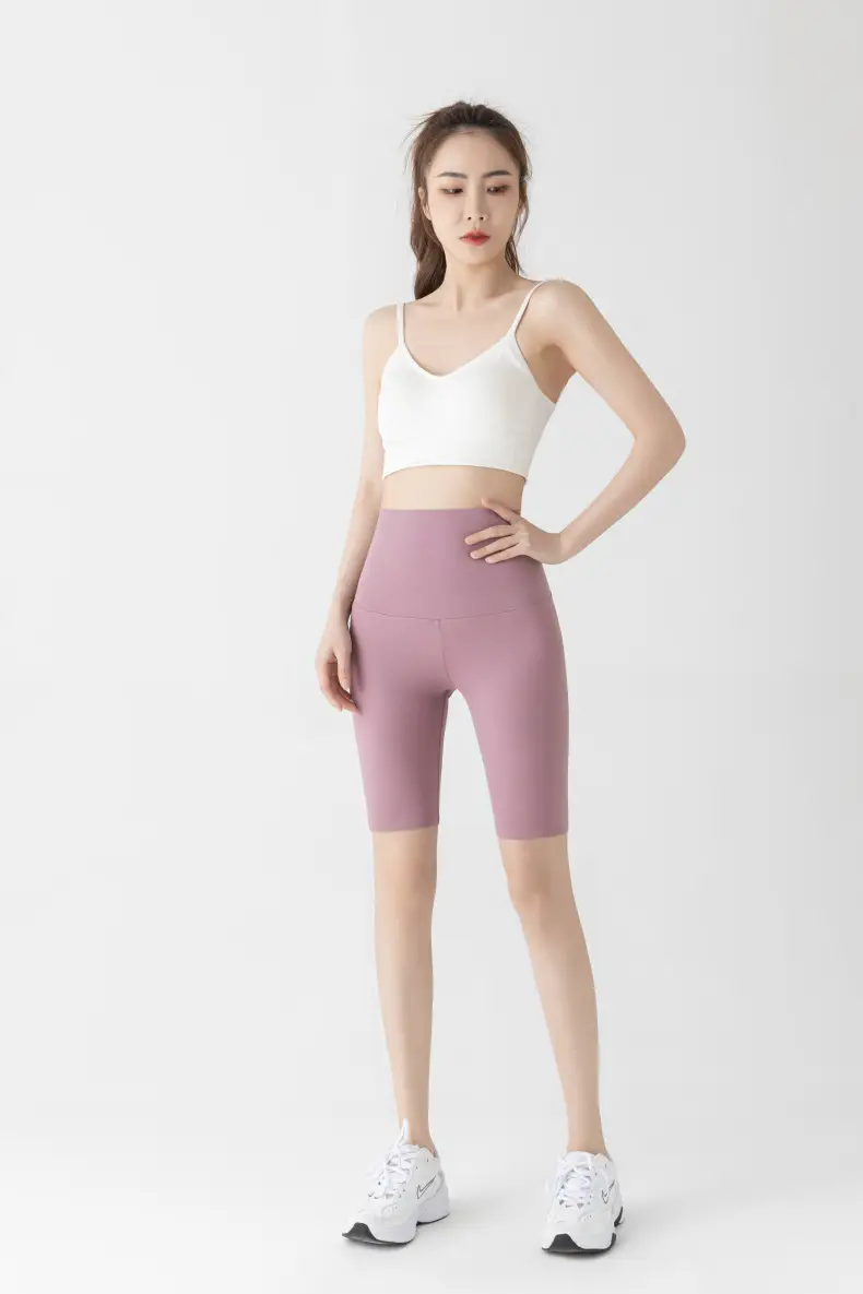 5005 Summer High Waist Tummy Control Shorts Women Large — feature 27