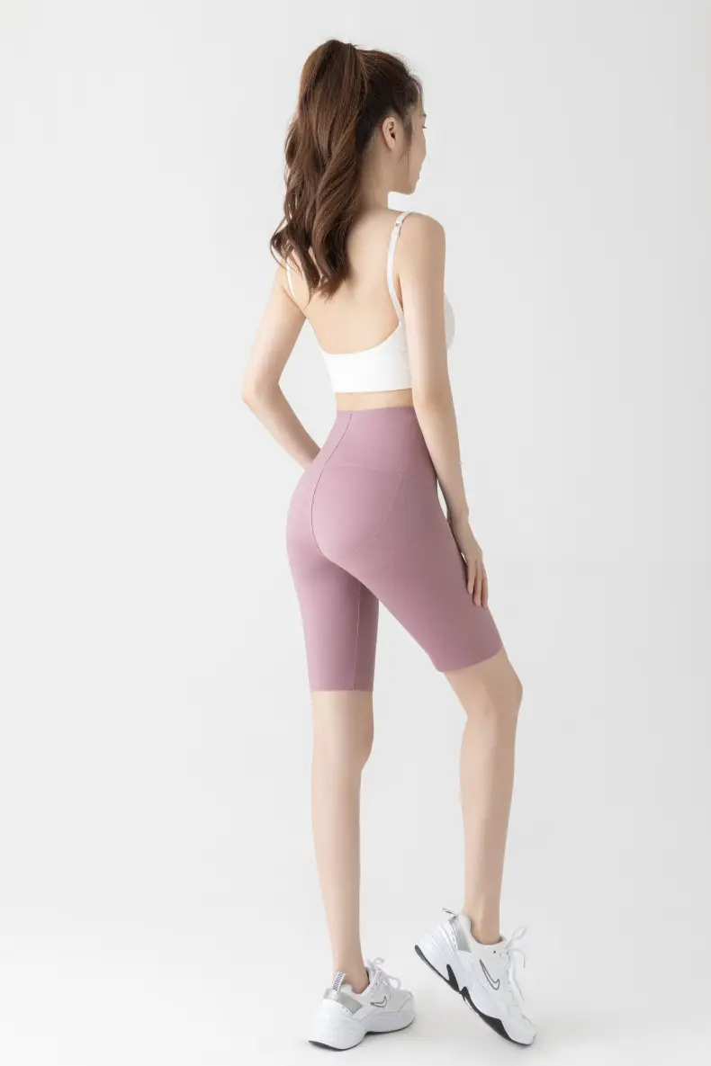 5005 Summer High Waist Tummy Control Shorts Women Large — feature 28