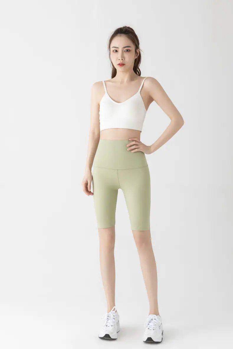 5005 Summer High Waist Tummy Control Shorts Women Large — feature 29