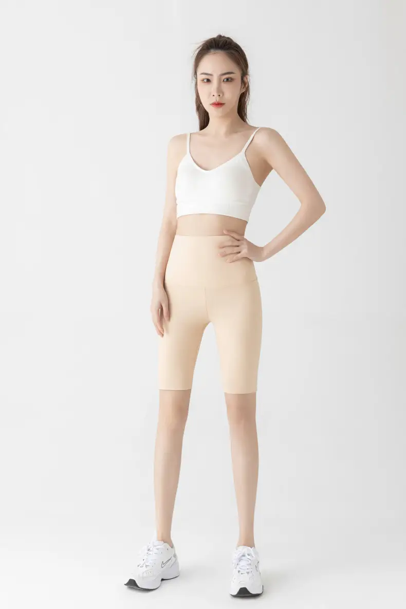 5005 Summer High Waist Tummy Control Shorts Women Large — feature 33