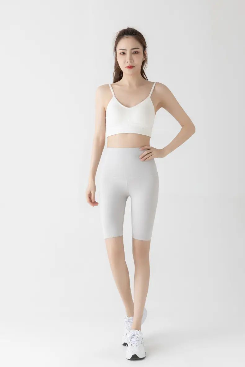 5005 Summer High Waist Tummy Control Shorts Women Large — feature 35