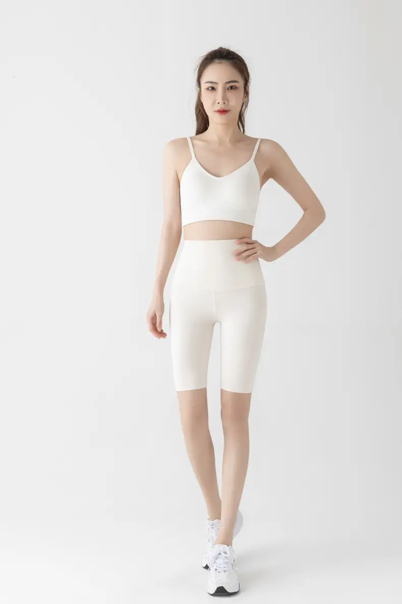 5005 Summer High Waist Tummy Control Shorts Women Large — feature 38