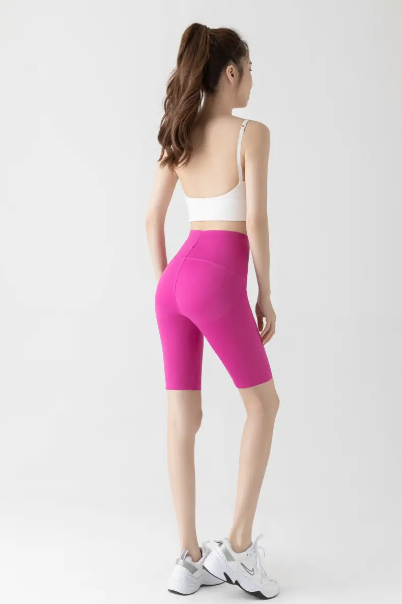 5005 Summer High Waist Tummy Control Shorts Women Large — feature 41