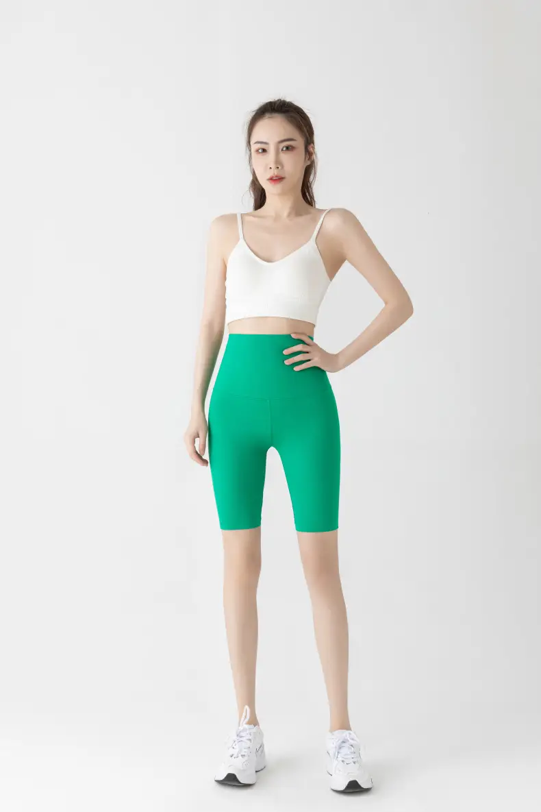 5005 Summer High Waist Tummy Control Shorts Women Large — feature 42