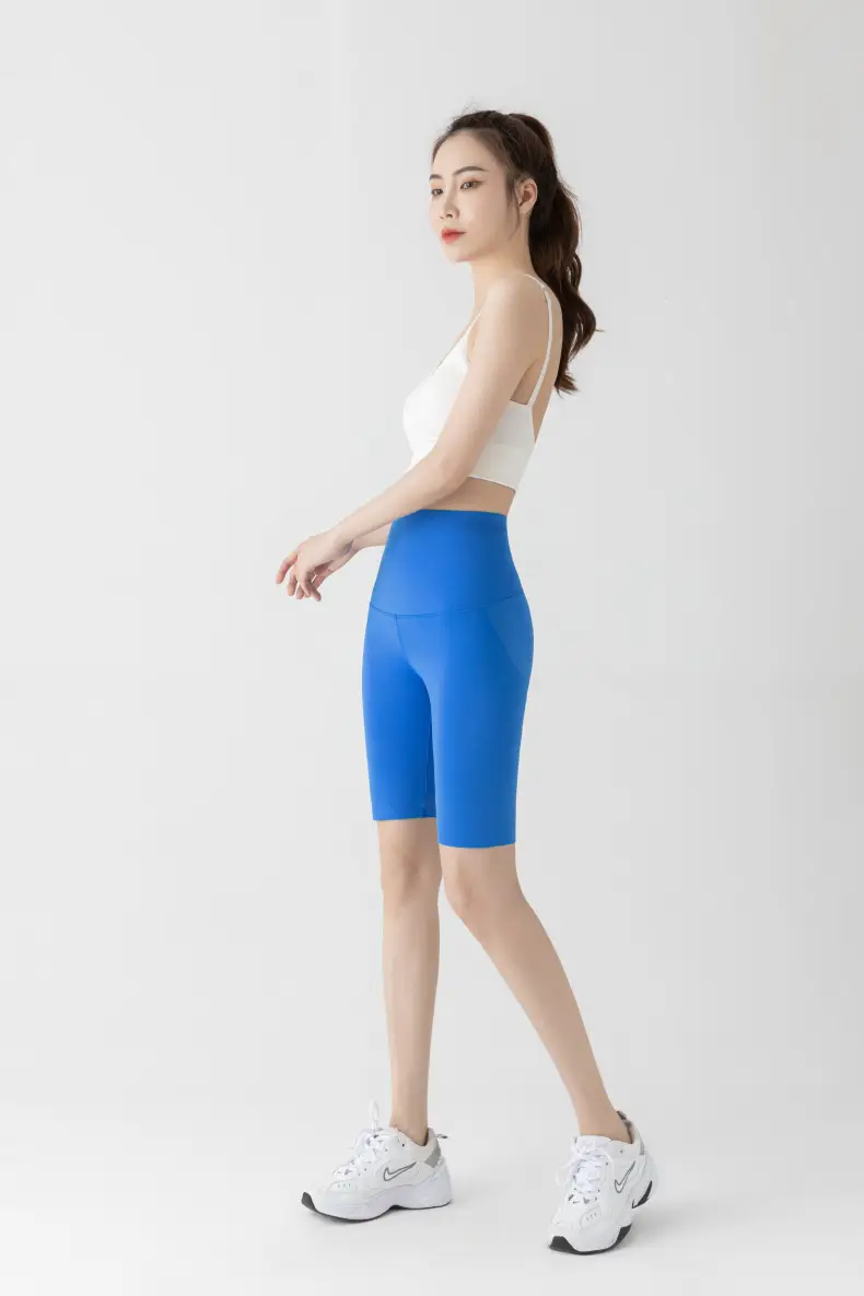 5005 Summer High Waist Tummy Control Shorts Women Large — feature 44