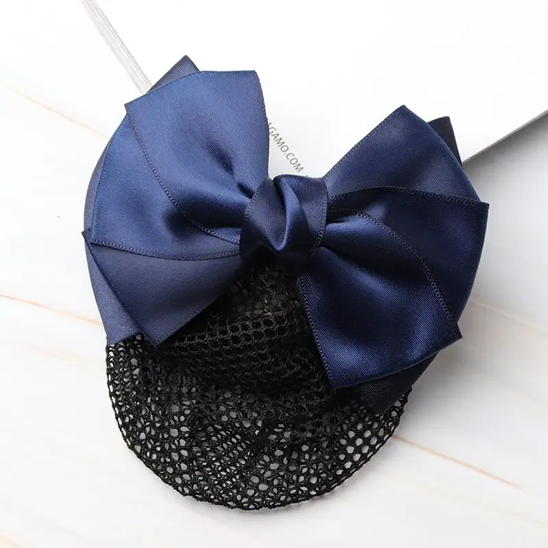 Black Bow Hairpin for Women Korean Style - Image 14