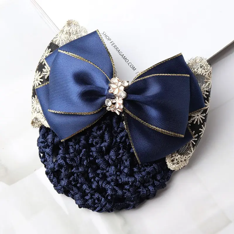 Black Bow Hairpin for Women Korean Style - Image 18