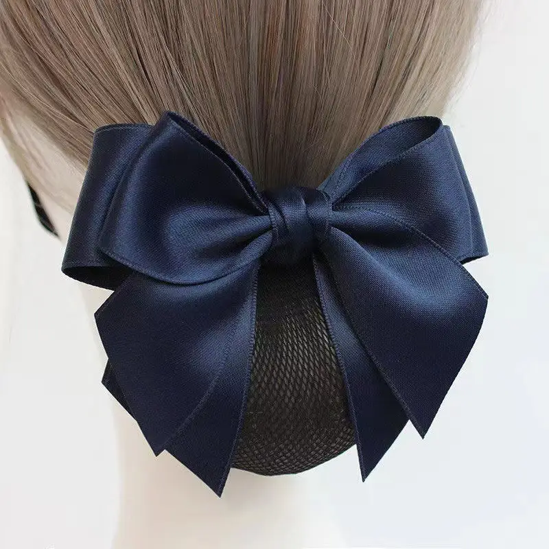 Black Bow Hairpin for Women Korean Style - Image 27