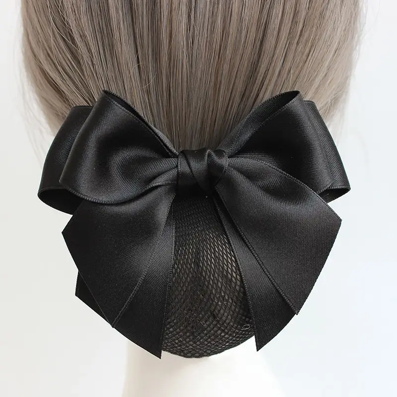 Black Bow Hairpin for Women Korean Style - Image 28