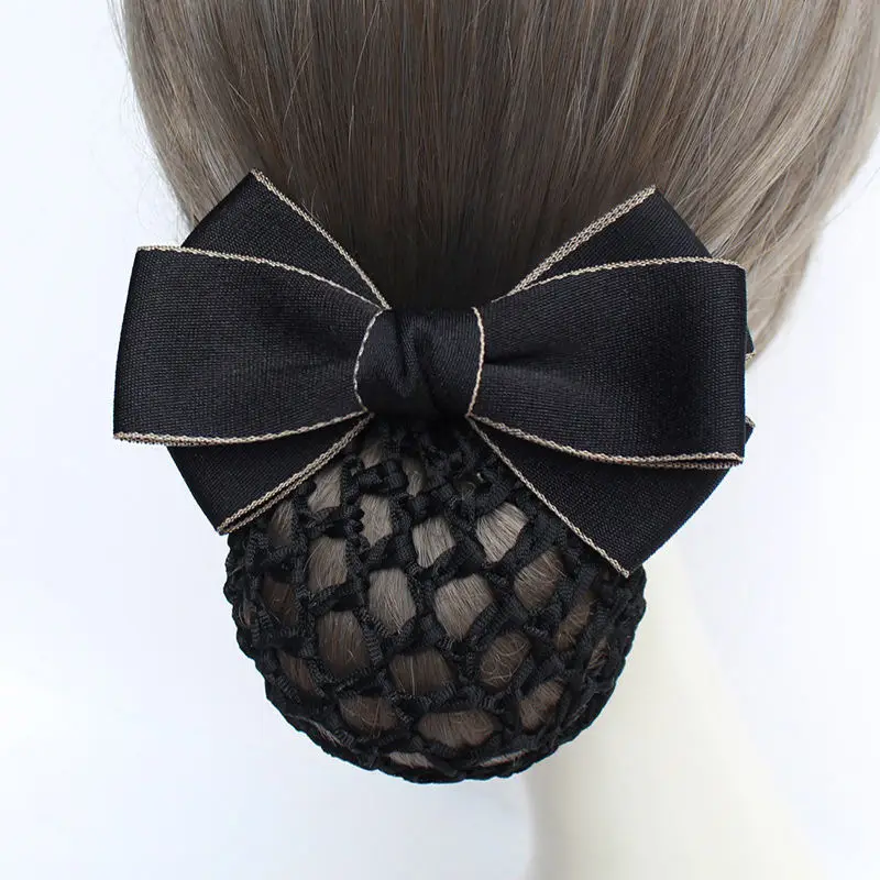 Black Bow Hairpin for Women Korean Style - Image 33