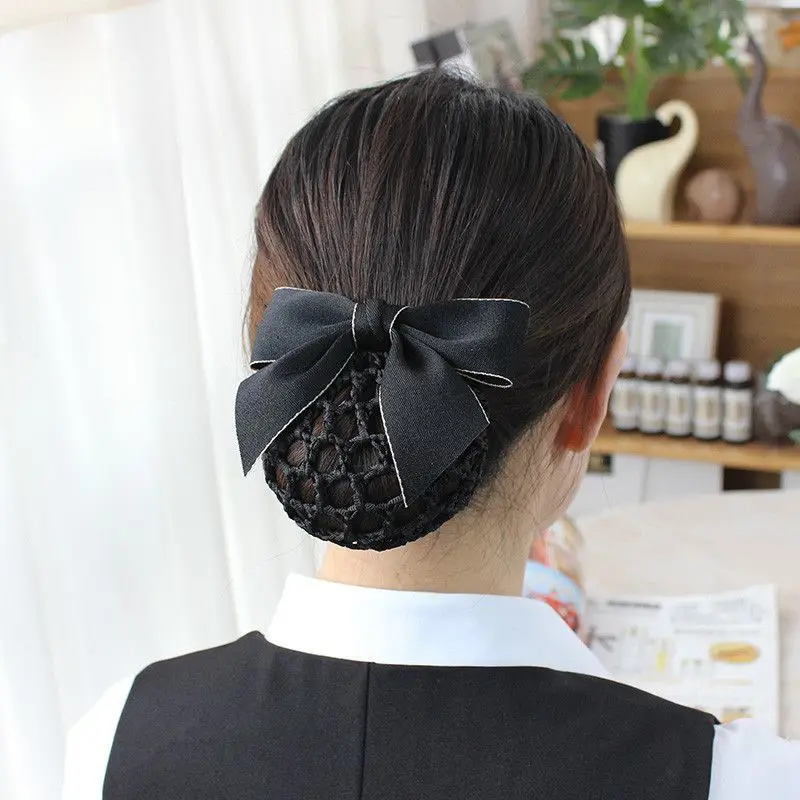 Black Bow Hairpin for Women Korean Style - Image 40