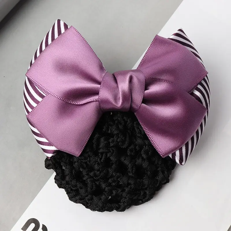 Black Bow Hairpin for Women Korean Style - Image 6