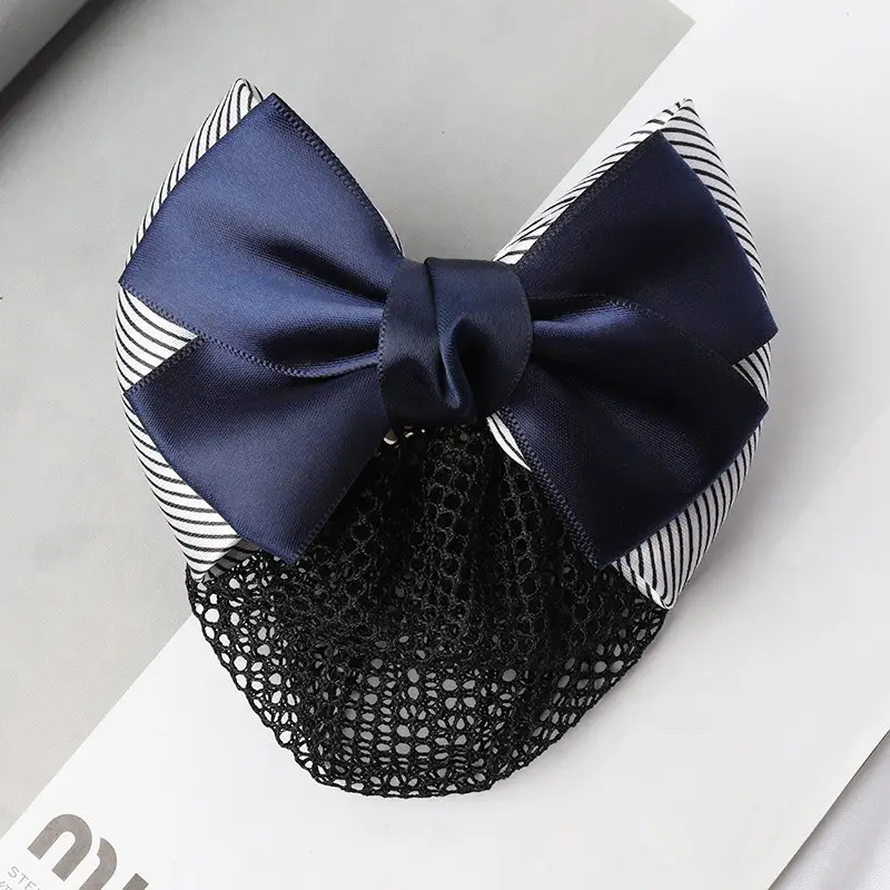 Black Bow Hairpin for Women Korean Style - Image 8