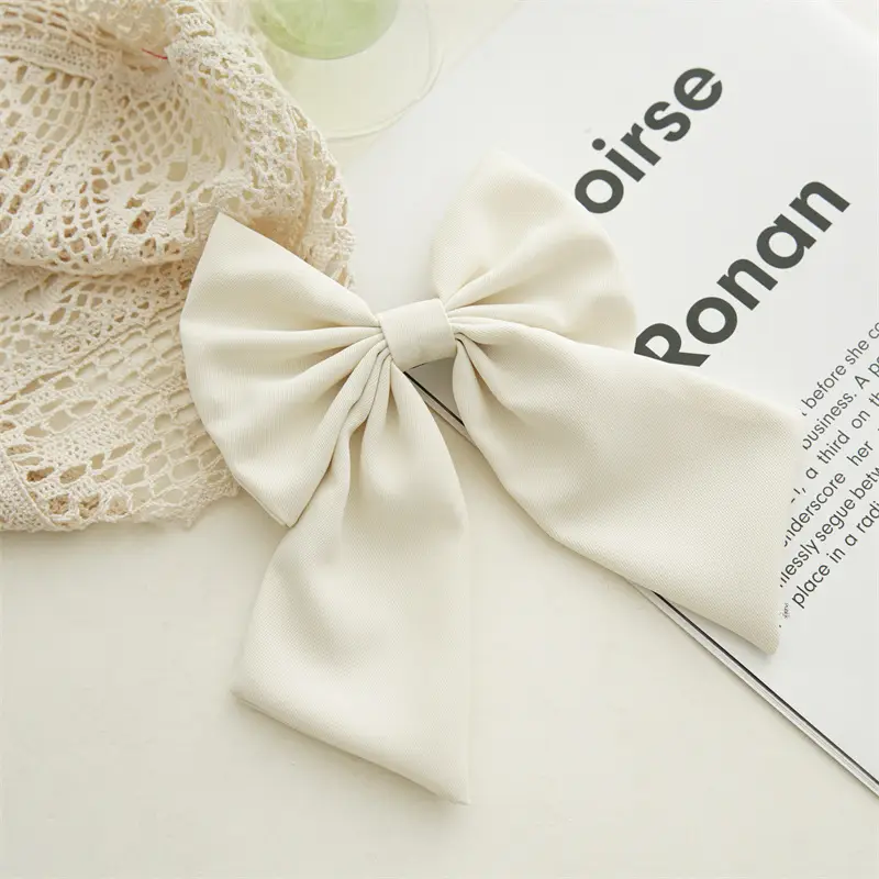 Lilac Bow Hair Clip for Women Spring Hair Accessories - Image 9