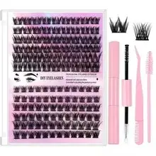 Huajianduo 009 False Eyelashes Set Pink — feature 11