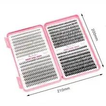 Huajianduo 009 False Eyelashes Set Pink — feature 9