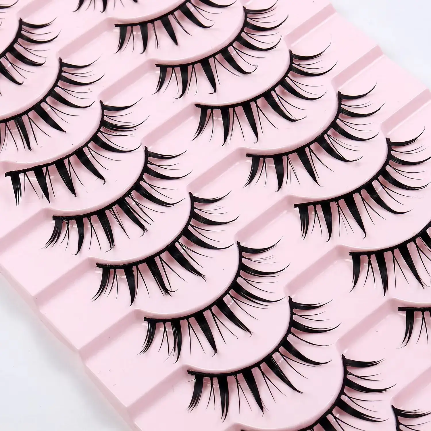 Huajianduo 009 False Eyelashes Set Pink - Image 4