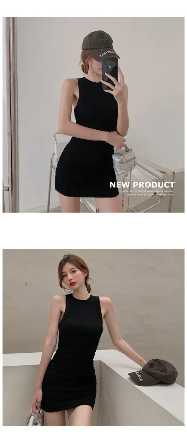 Pink Tight Waist Slimming Skirt for Women — feature 3