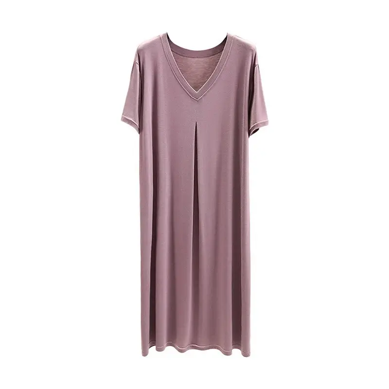 Mo Dair Cotton V-Neck Dress Large Summer Casual
