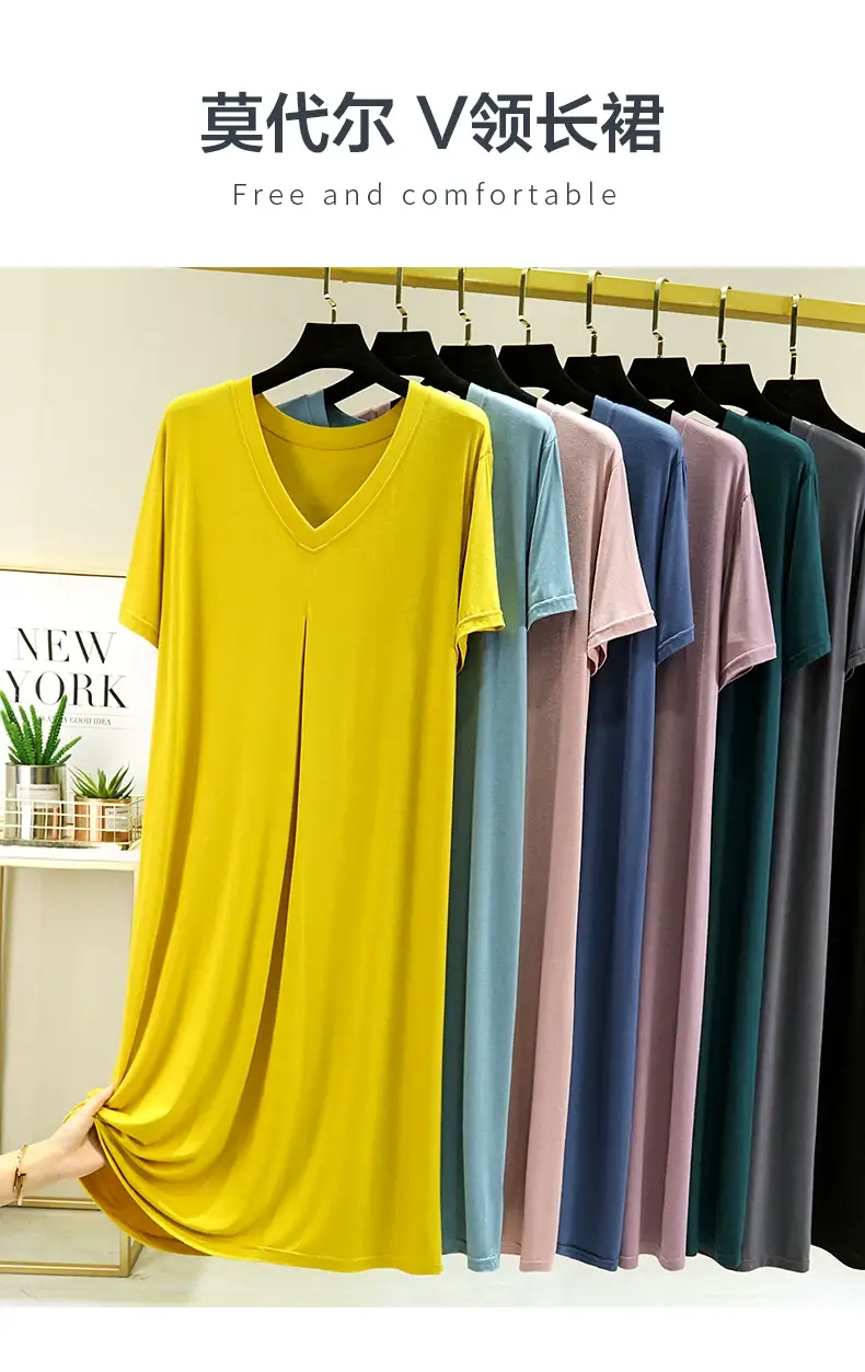 Mo Dair Cotton V-Neck Dress Large Summer Casual — feature 2