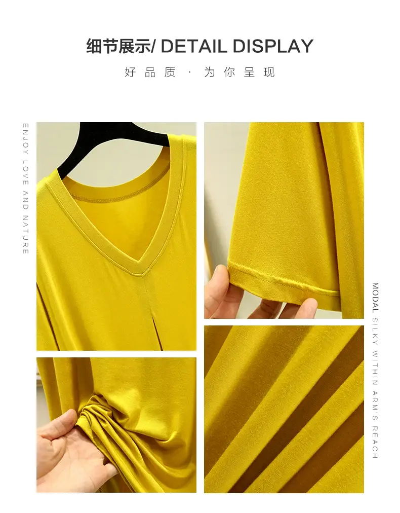 Mo Dair Cotton V-Neck Dress Large Summer Casual — feature 8