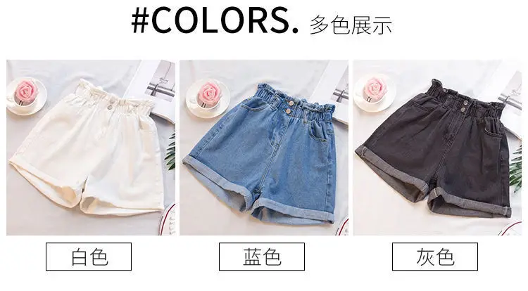 Women Denim Shorts High Waist Slimming 2022 — feature 4