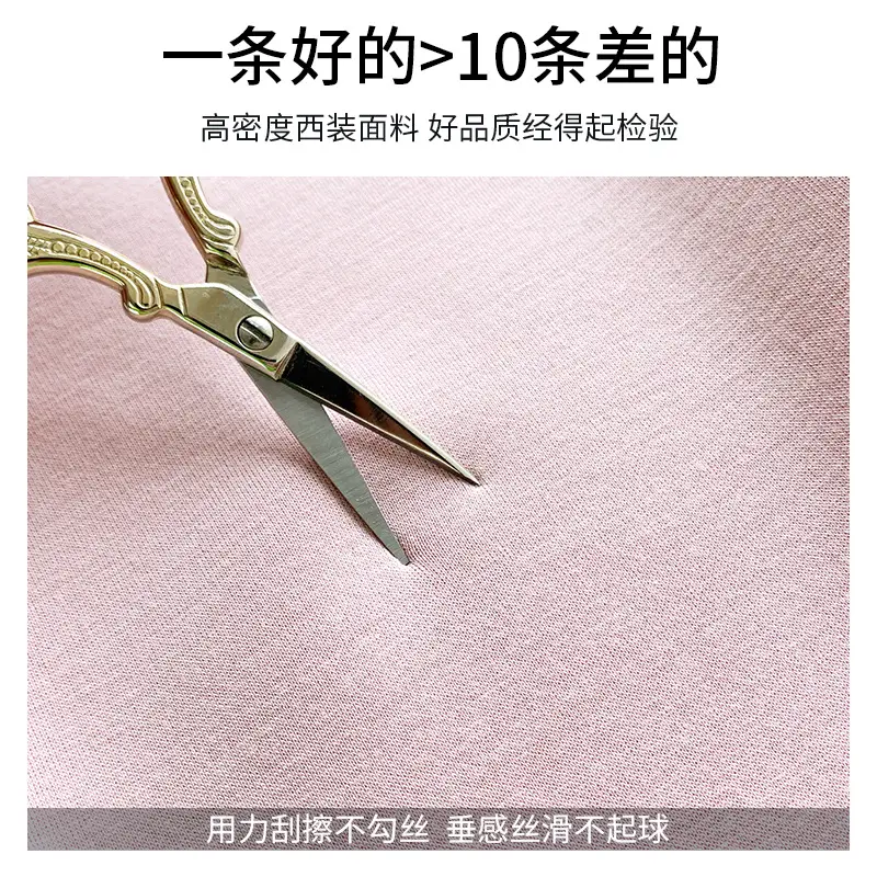 Pink Air Cotton Wide Leg Shorts for Girls Summer - Image 10