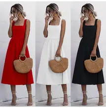 2023 Printed V-Neck Beach Dress for Women — feature 1