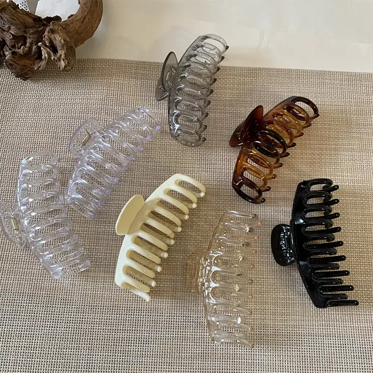 2022 New Women's Hair Clip Large Amber Keel - Image 9