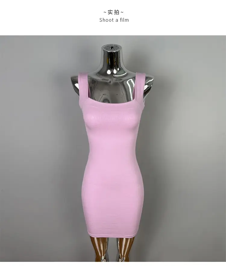 South Korea Slimming One-Line Dress for Women — feature 16