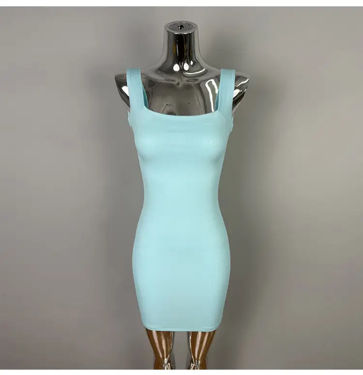 South Korea Slimming One-Line Dress for Women — feature 17