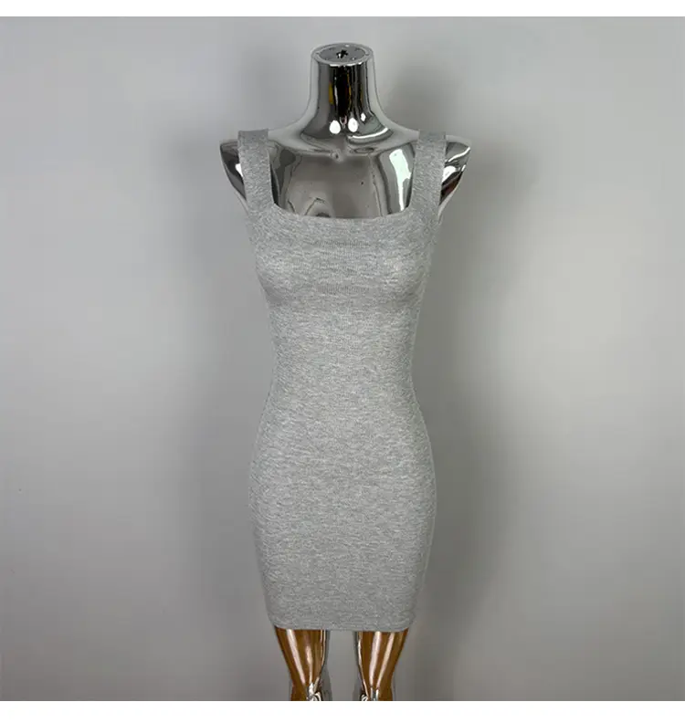 South Korea Slimming One-Line Dress for Women — feature 19
