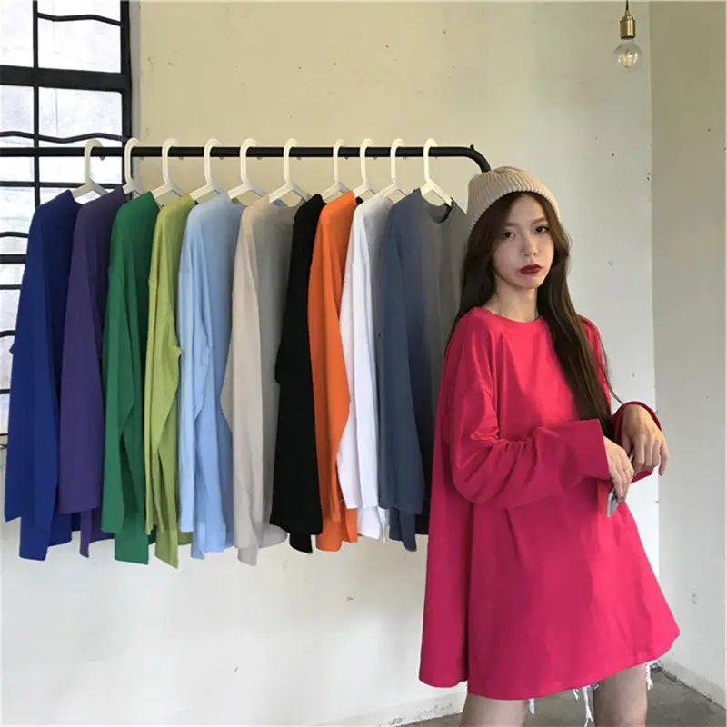 Women Loose B-Top T-Shirt Long Sleeve Autumn 2025 - Image 17