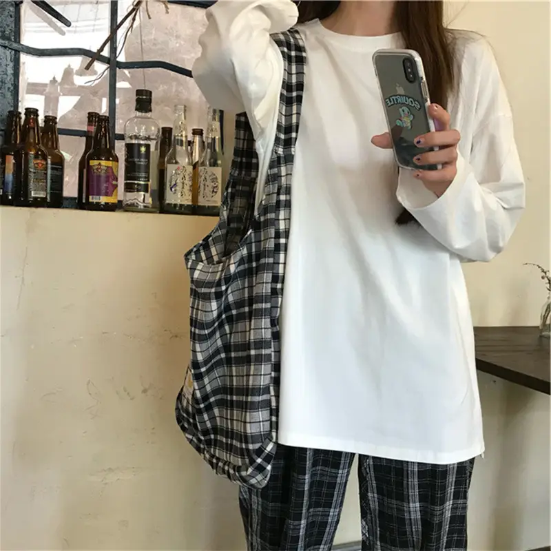 Women Loose B-Top T-Shirt Long Sleeve Autumn 2025 - Image 4