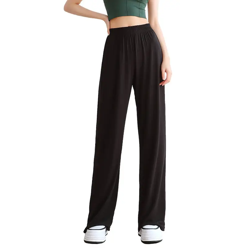 Women's Grey Modal Wide Leg Pants 2026 Summer Loose Sweatpants - Image 7