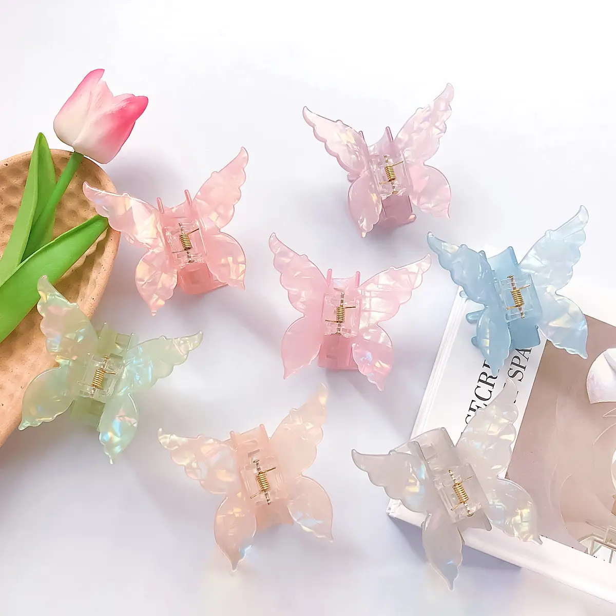 Artificial Butterfly Hair Clip for Women Mermaid Hijimi Style - Image 9