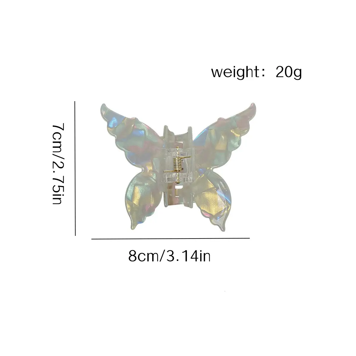 Artificial Butterfly Hair Clip for Women Mermaid Hijimi Style - Image 12