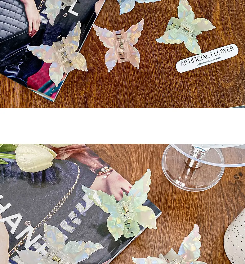Artificial Butterfly Hair Clip for Women Mermaid Hijimi Style — feature 10