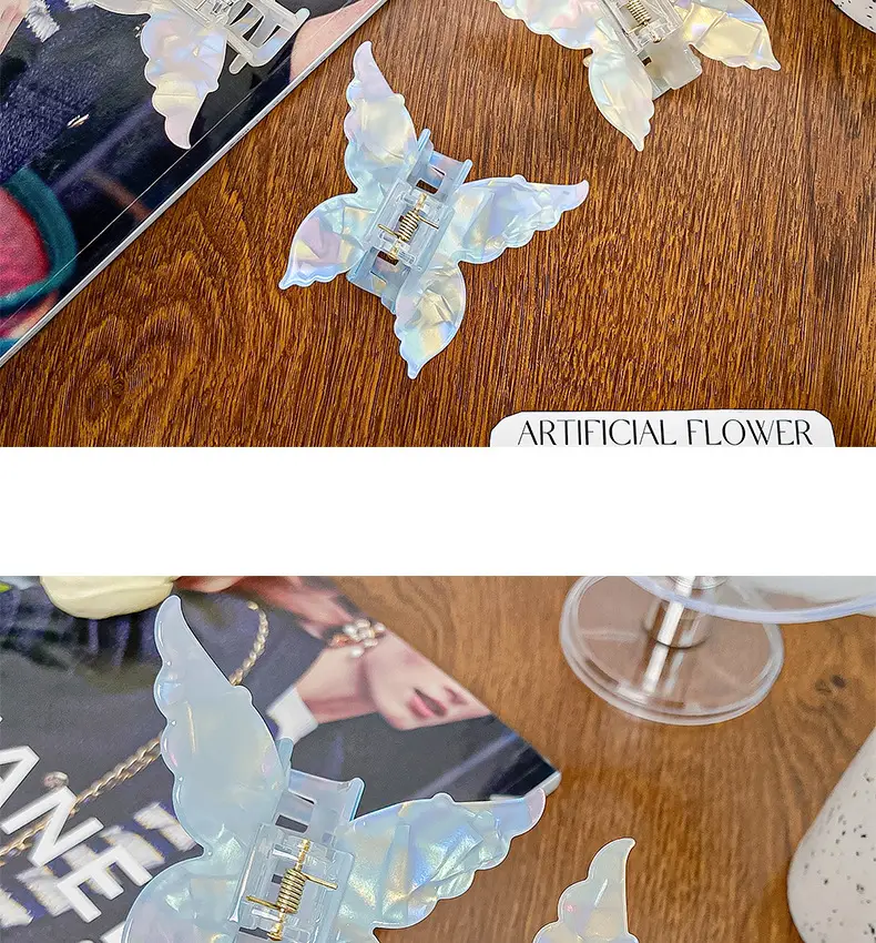 Artificial Butterfly Hair Clip for Women Mermaid Hijimi Style — feature 11