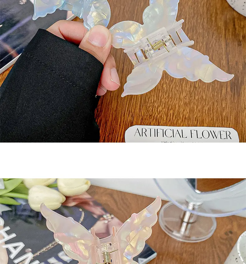 Artificial Butterfly Hair Clip for Women Mermaid Hijimi Style — feature 12