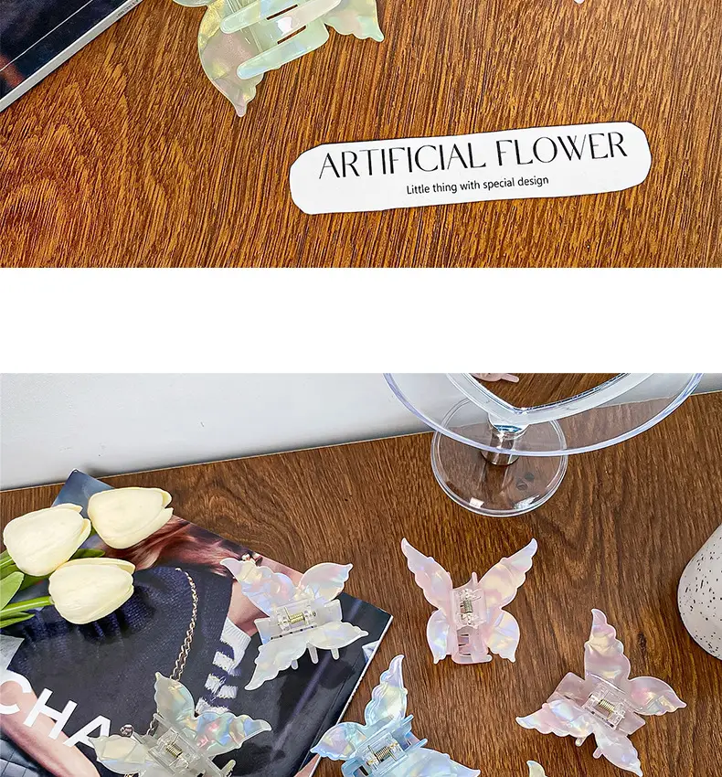 Artificial Butterfly Hair Clip for Women Mermaid Hijimi Style — feature 9