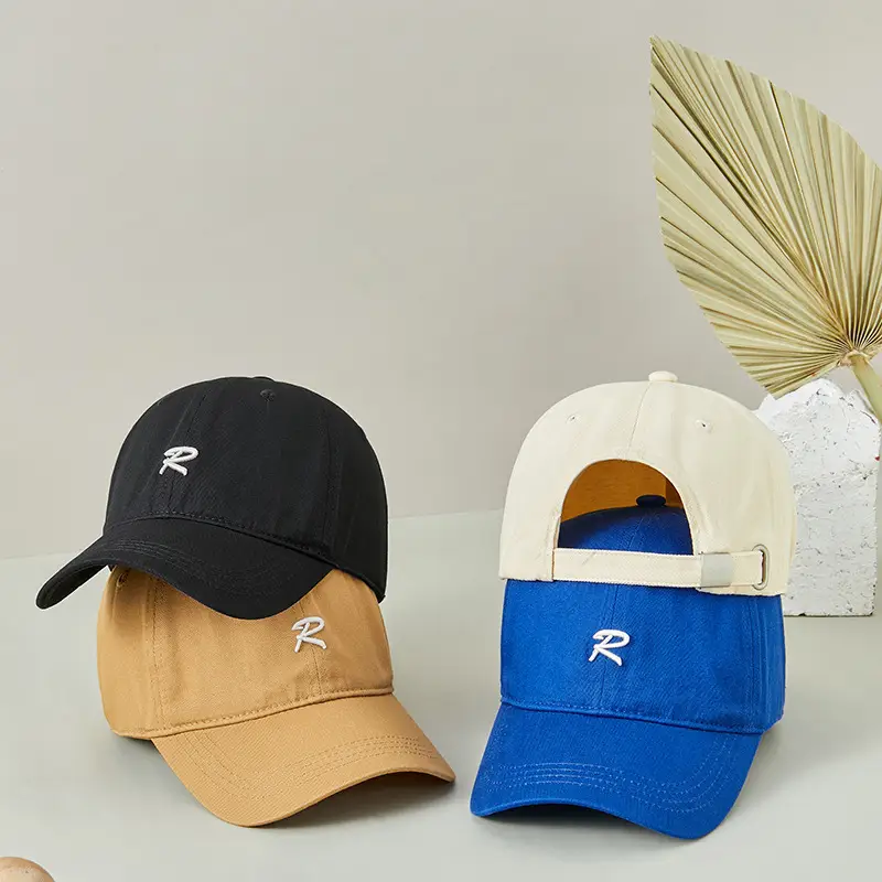 R Letter Sun Proof Baseball Cap for Men Women - Image 17