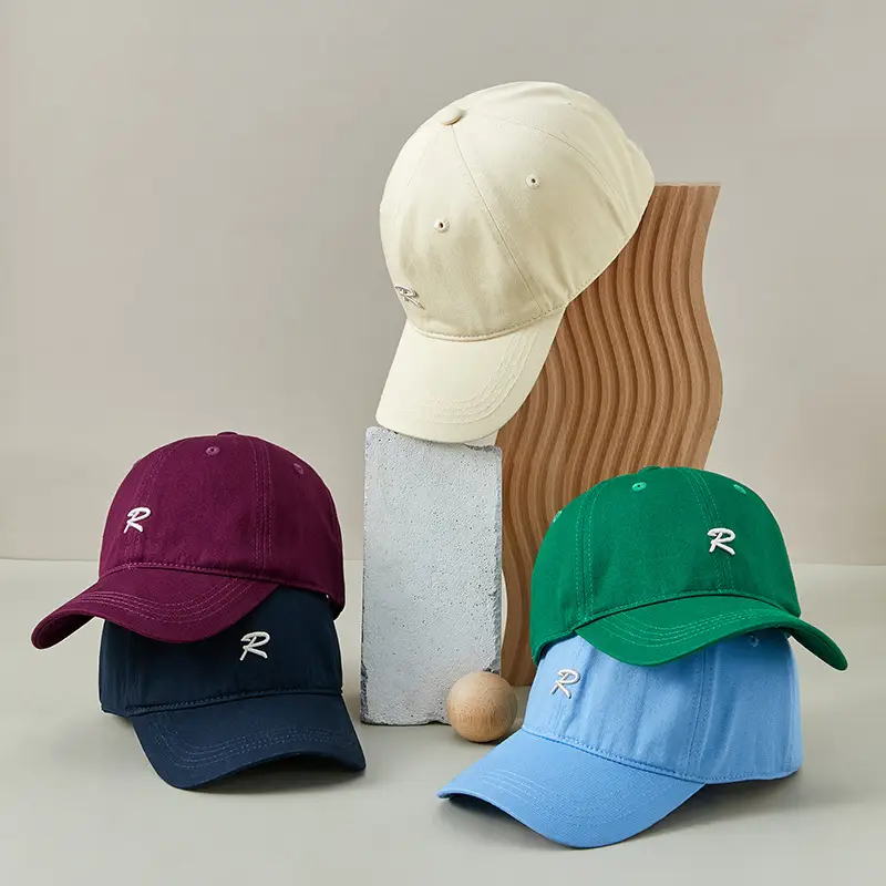 R Letter Sun Proof Baseball Cap for Men Women - Image 18