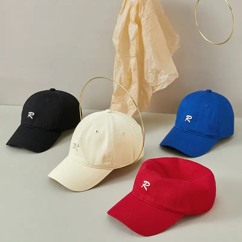 R Letter Sun Proof Baseball Cap for Men Women - Image 19