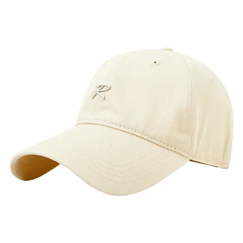 R Letter Sun Proof Baseball Cap for Men Women