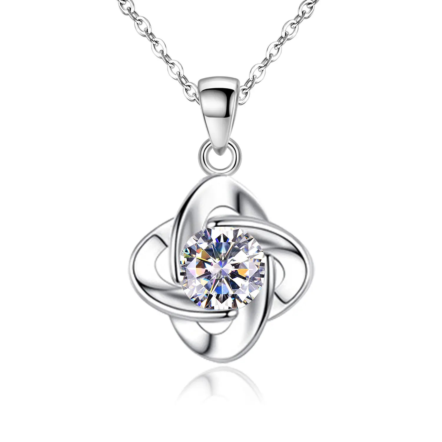 Blue Leaf Clover Earrings for Women Summer - Image 5